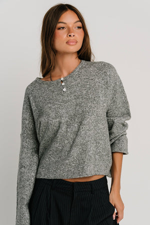 Kinsley Oversized Sweater in Grey