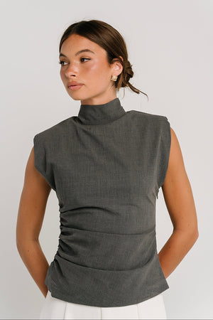 Remi Mock Neck Top