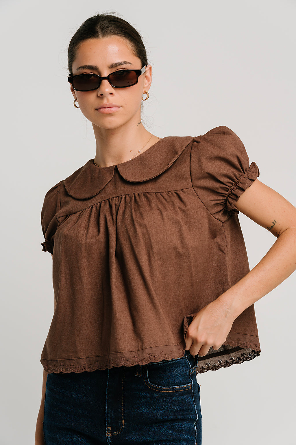 Maycen Collared Blouse
