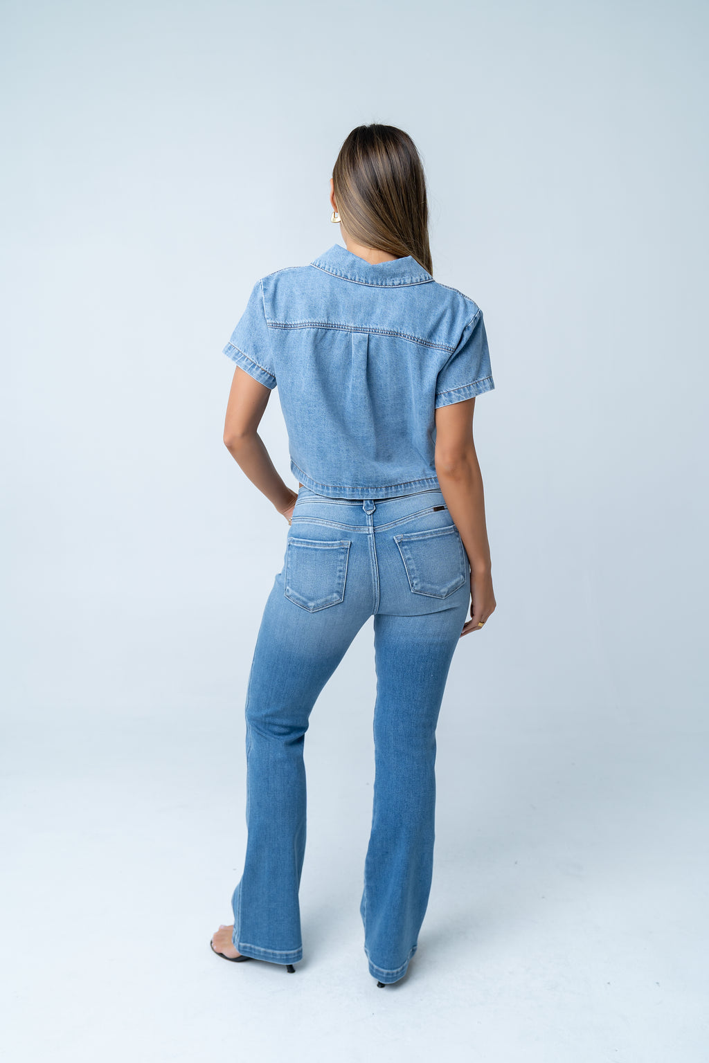 Masha Denim Button Up