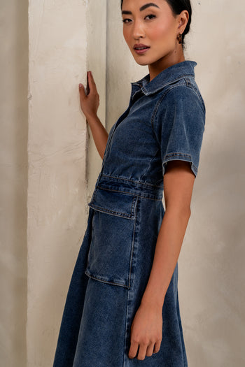 Jessie Denim Dress - FINAL SALE