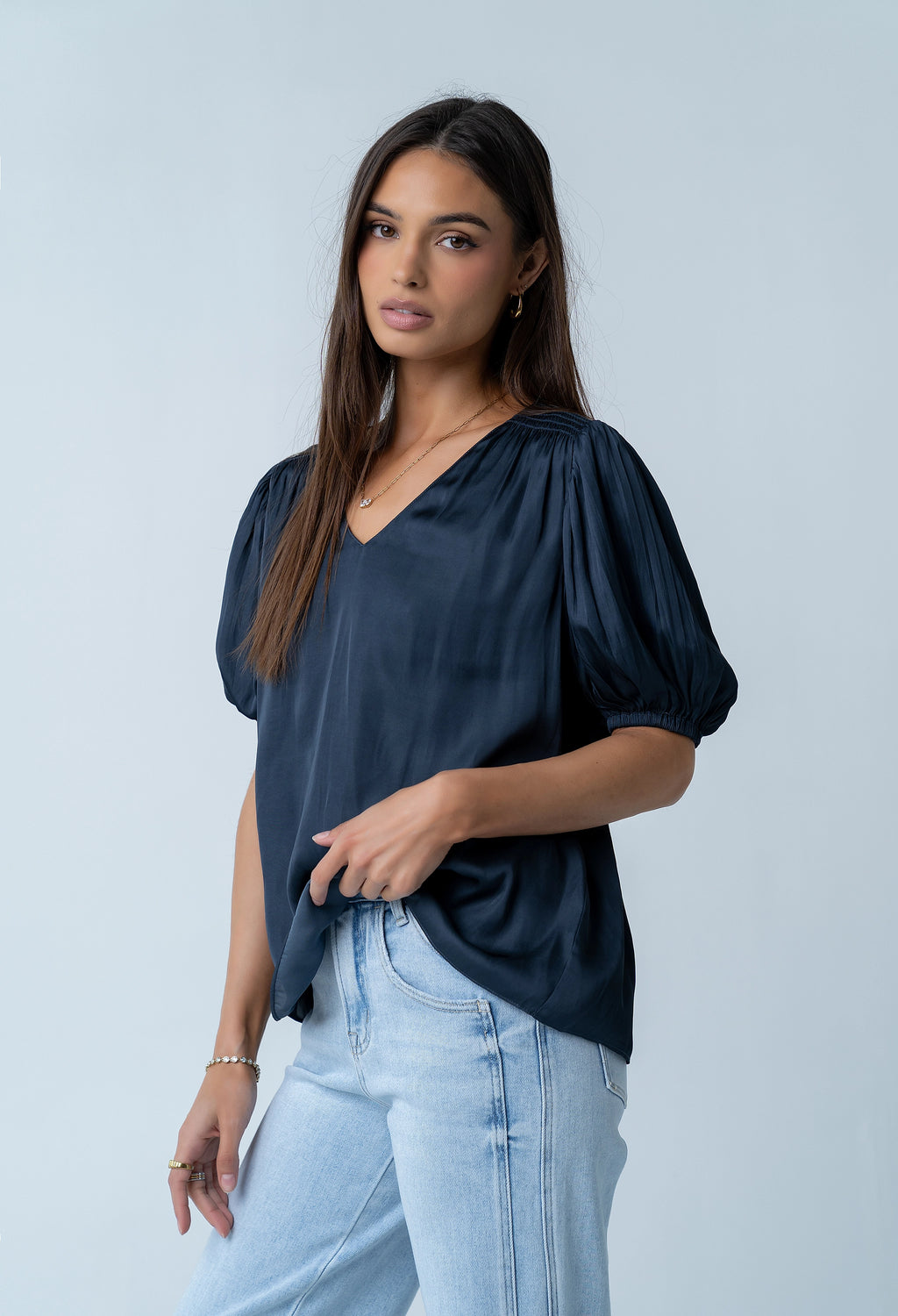 Regina Smocked Blouse
