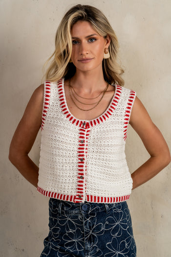 Knit Tank in Ivory