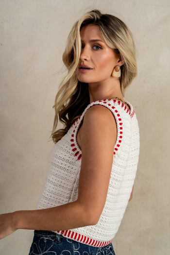 Knit Tank in Ivory