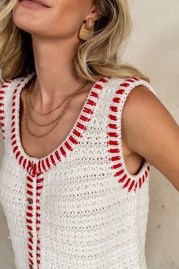 Knit Tank in Ivory