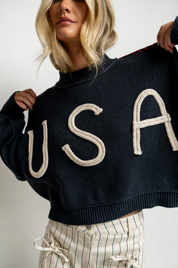 KNIT LONG SLEEVE TOP