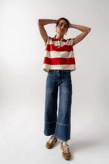 Mylah Wide Leg Jeans in Medium Wash - FINAL SALE