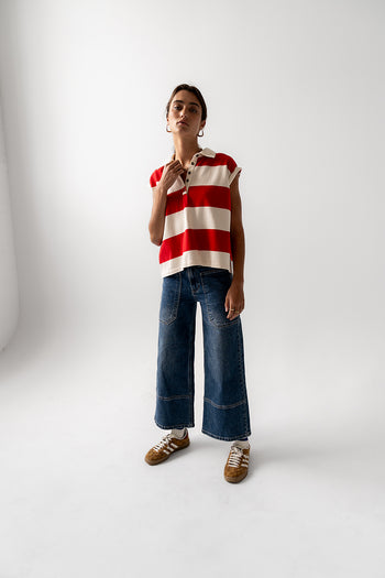 Mylah Wide Leg Jeans in Medium Wash - FINAL SALE