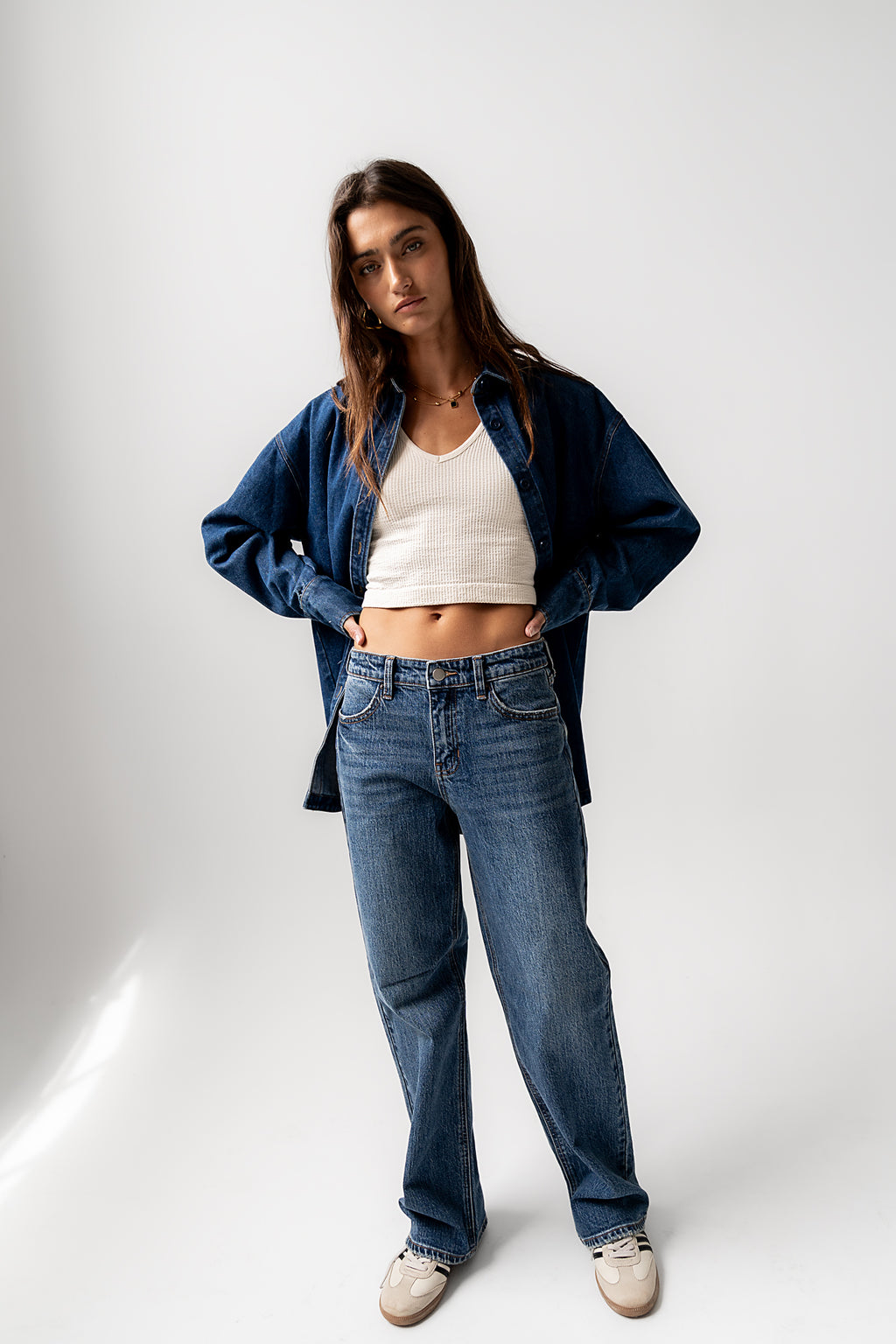 Maddy Oversized Button Up - FINAL SALE