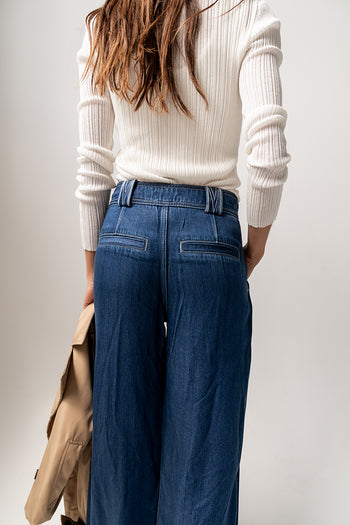 Zoey Pleated Baggy Jeans - FINAL SALE