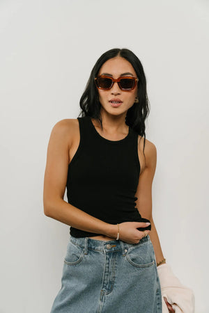 Kendall Tank in Black - FINAL SALE