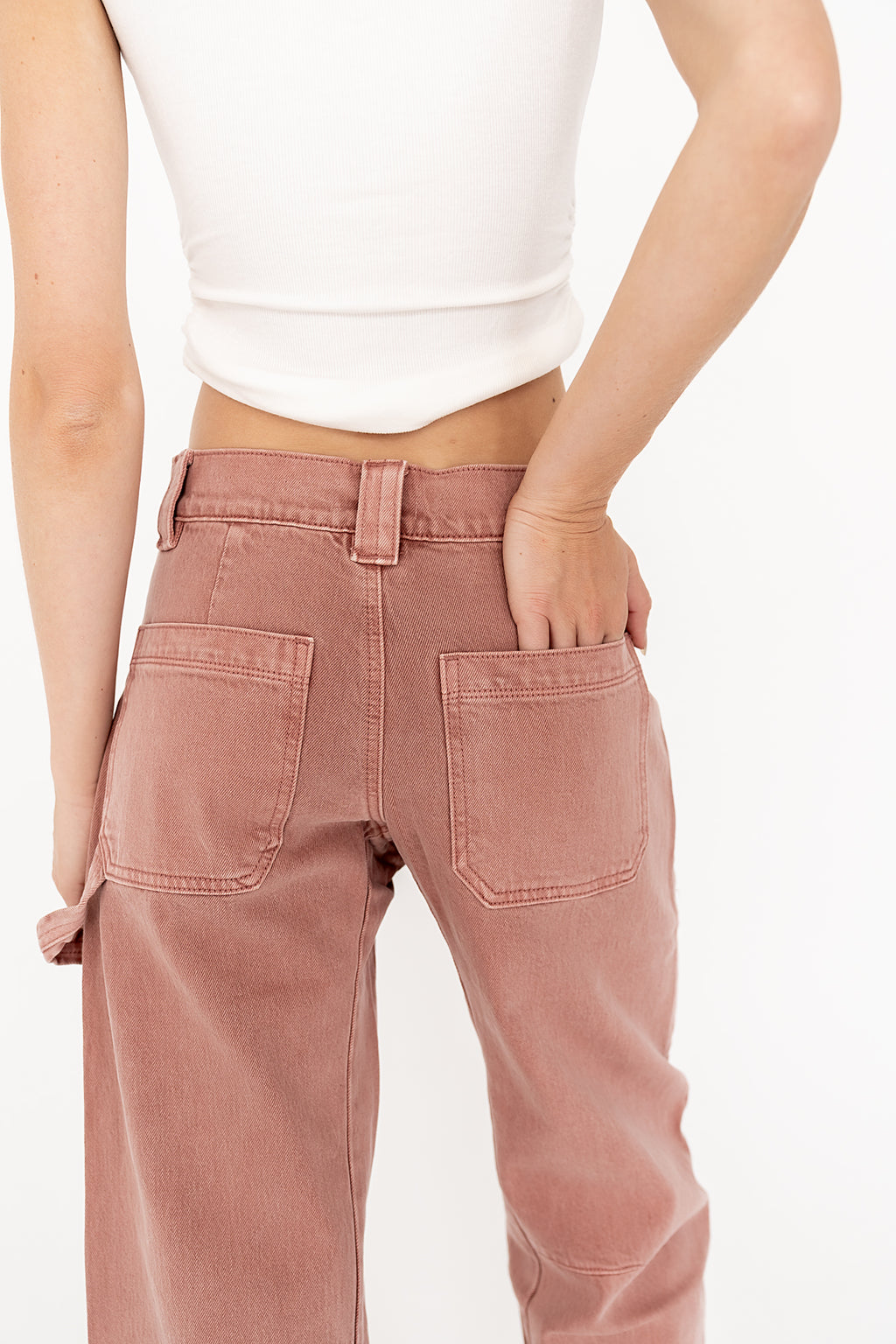 Scottie Barrel Jeans in Mauve
