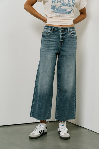 Colette Wide Leg Jeans in Medium Wash - FINAL SALE