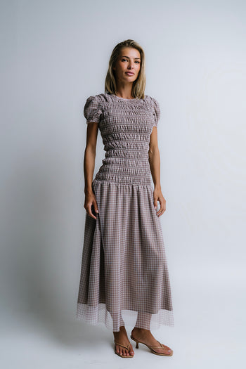 Daisy Gingham Maxi Dress - FINAL SALE