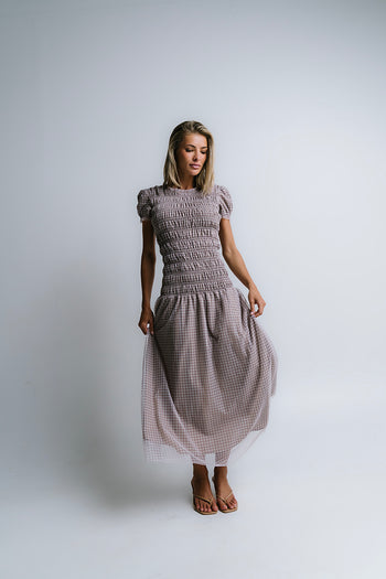 Daisy Gingham Maxi Dress - FINAL SALE