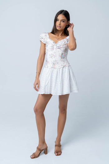 Maria Floral Mini Dress