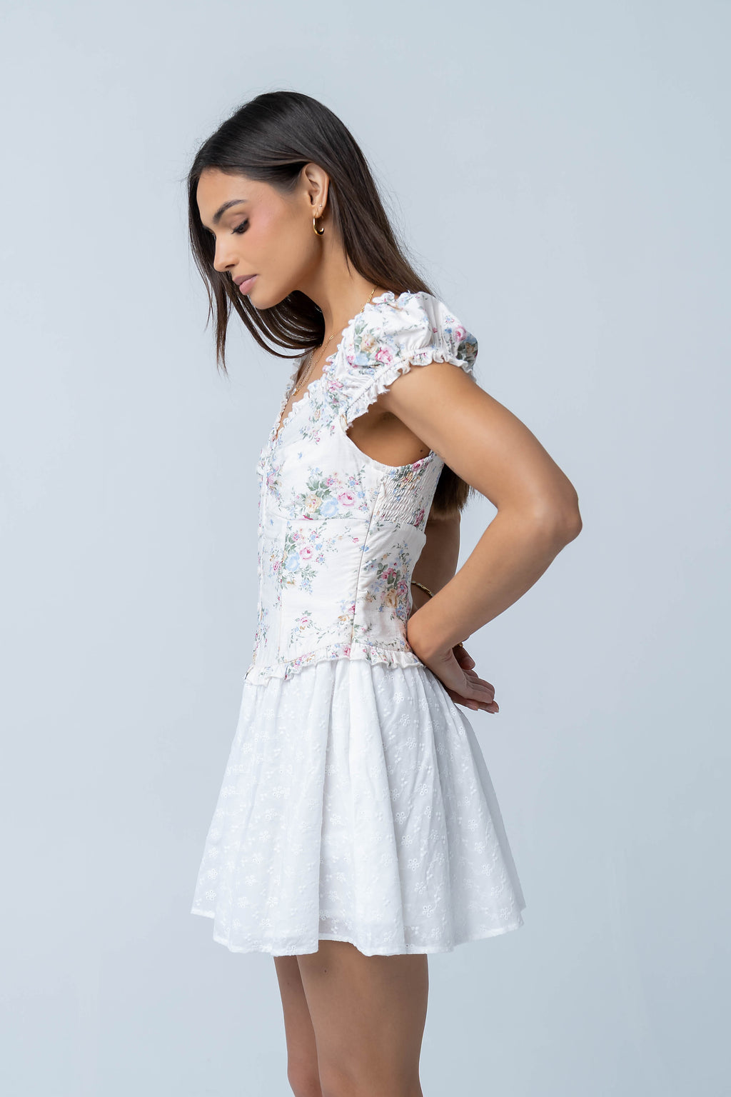 Maria Floral Mini Dress