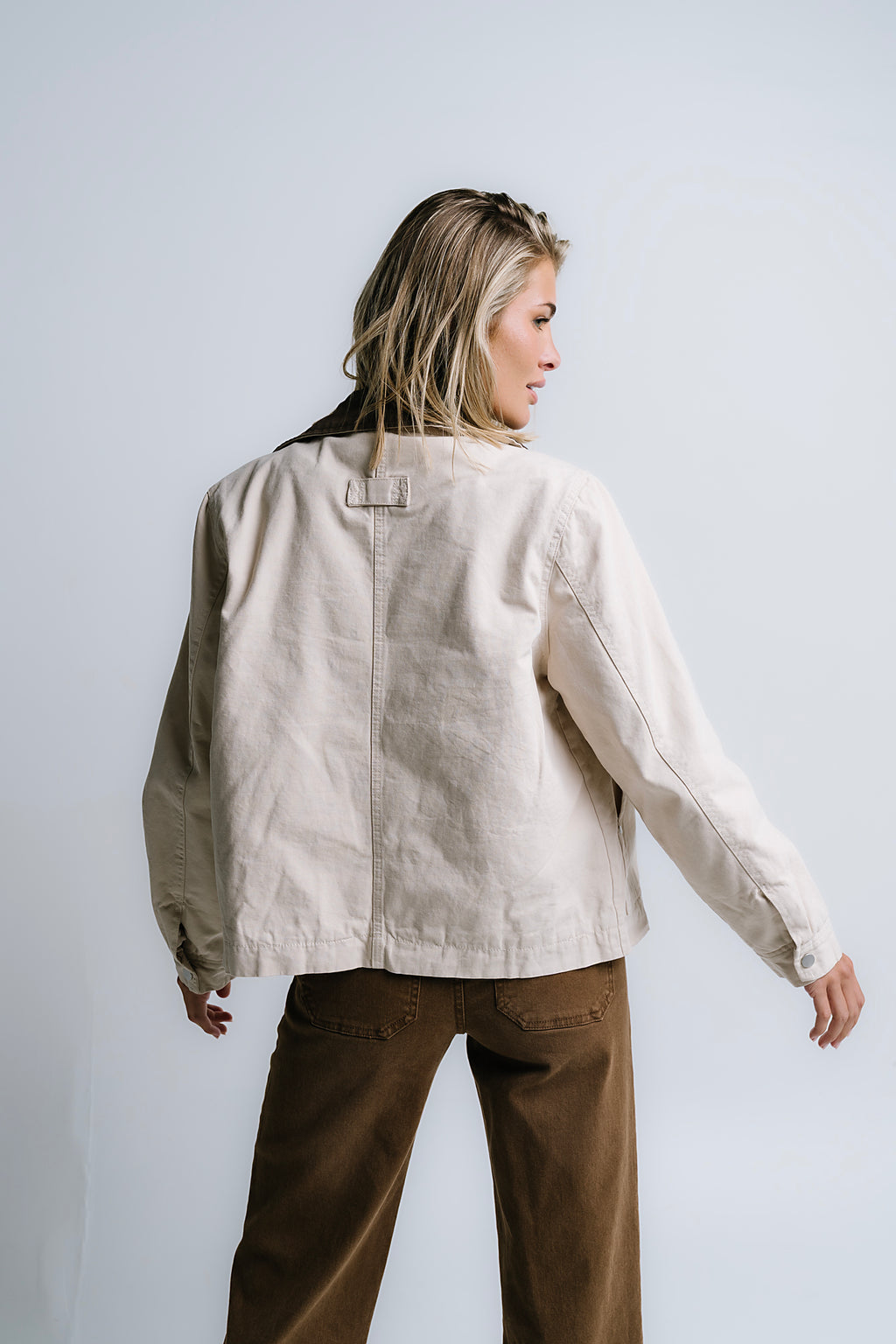 Ember Barn Jacket in Ecru