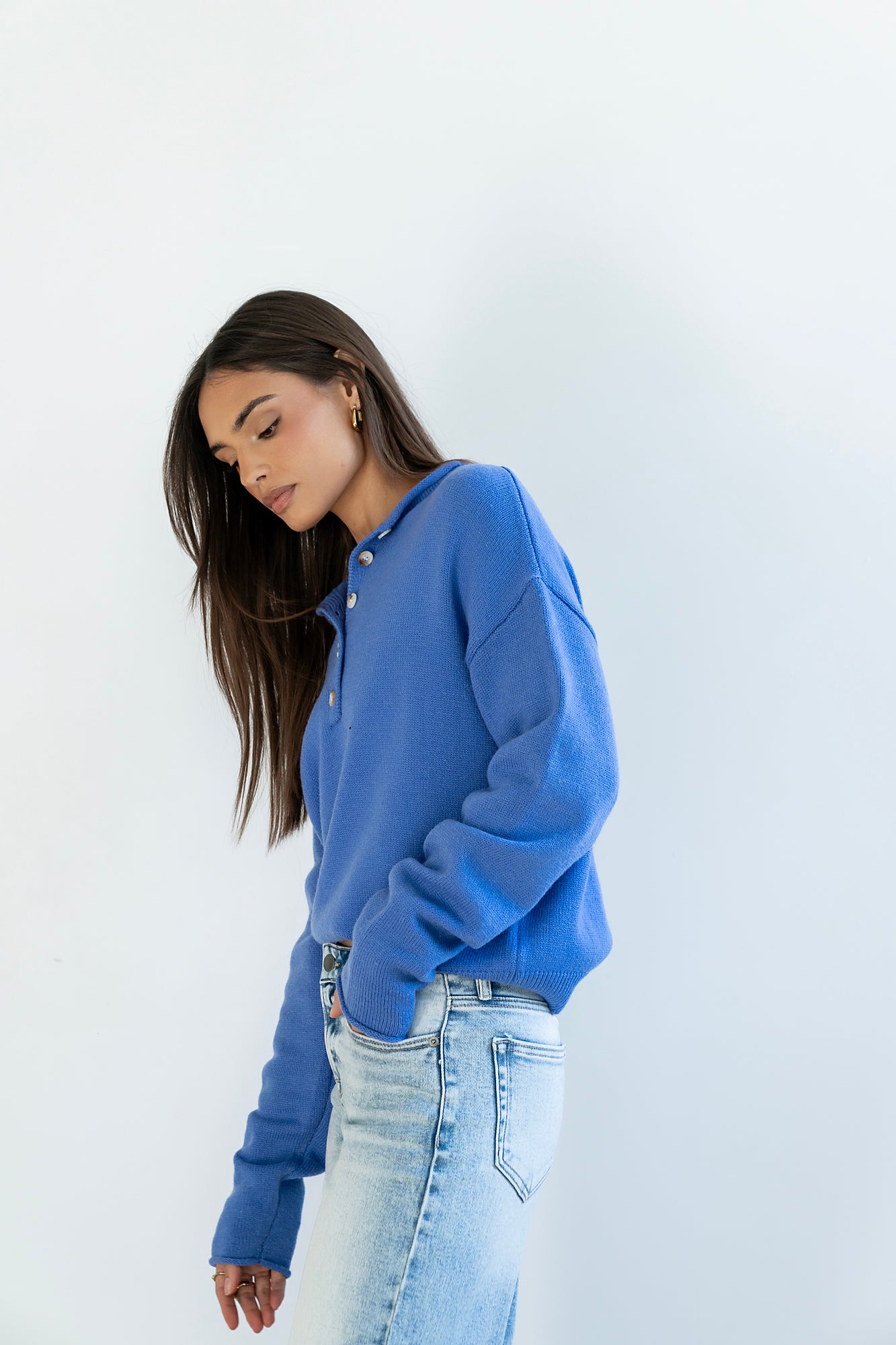 Meli Basic Crew Neck Sweater main image 1