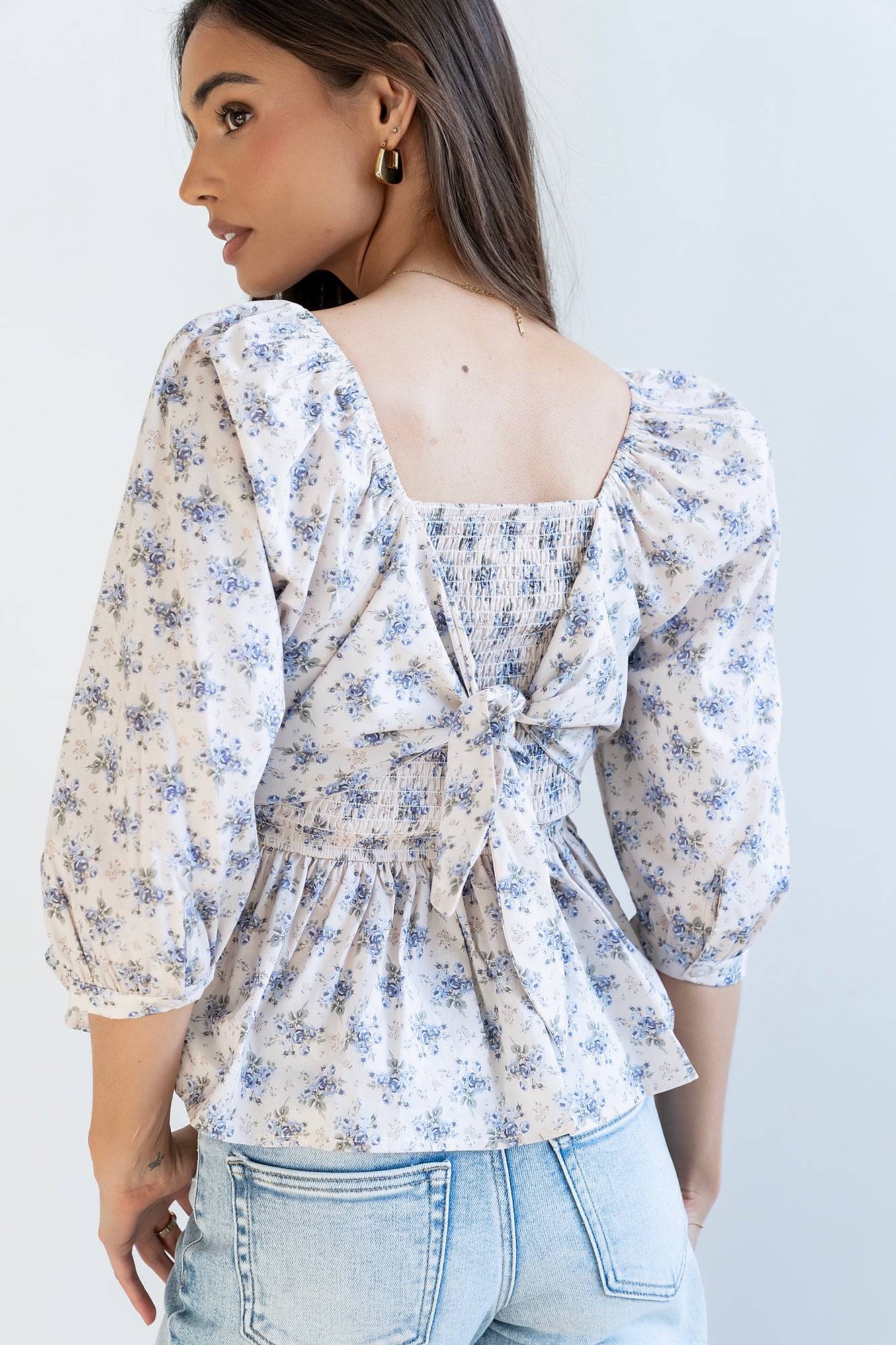 PAMEO POSEBelted Peplum Blouse22,000円 Peplum Blouse in Shibori Organza | GANNI US