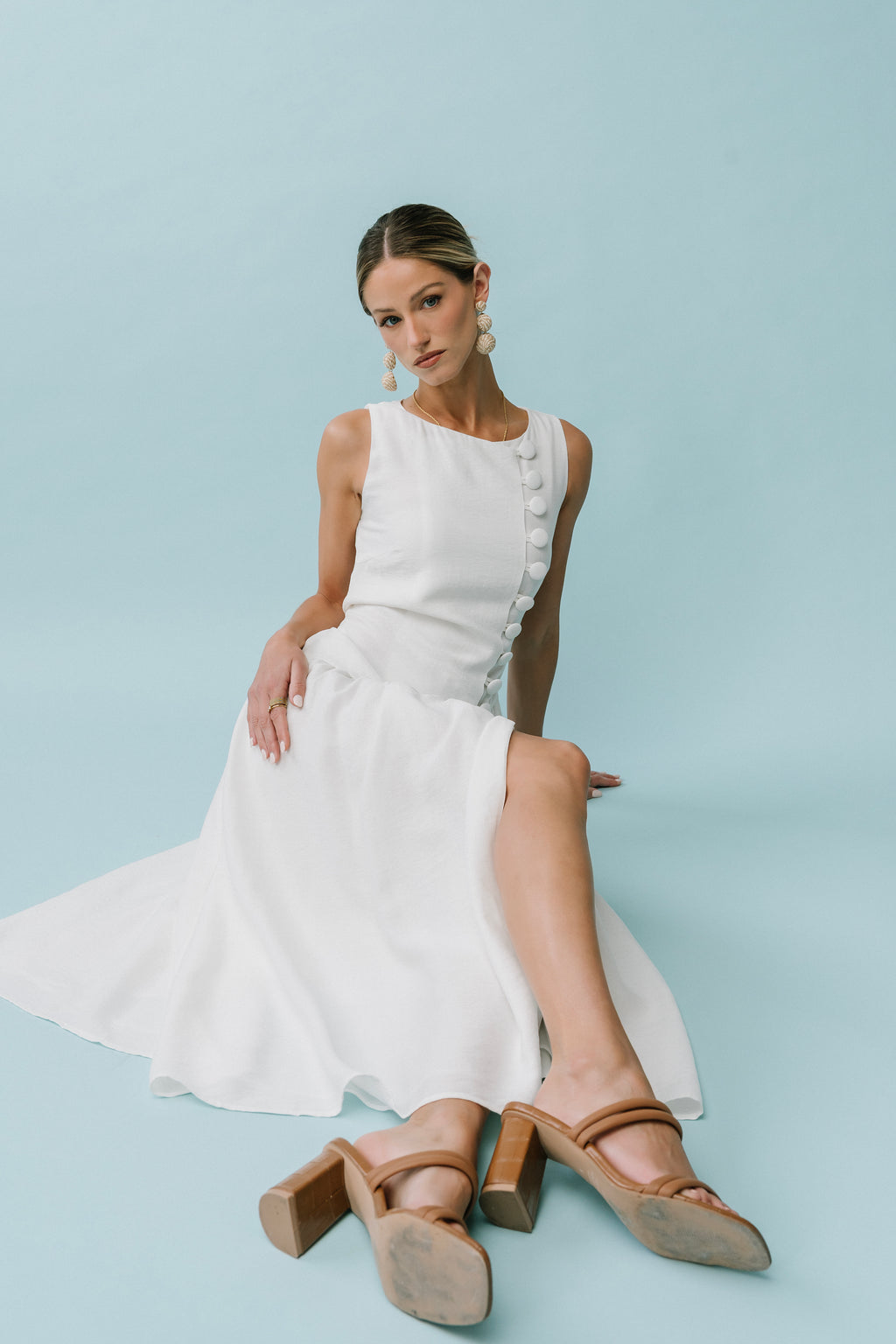 bohme maxi dress Paulina Embroidered Maxi Dress