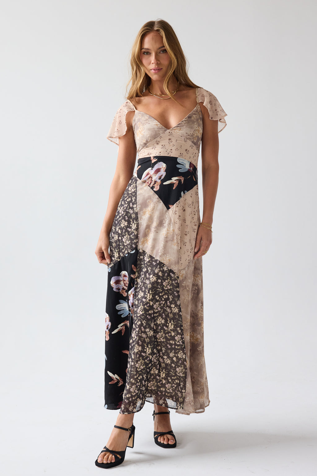 Zola Patchwork Maxi Dress - FINAL SALE