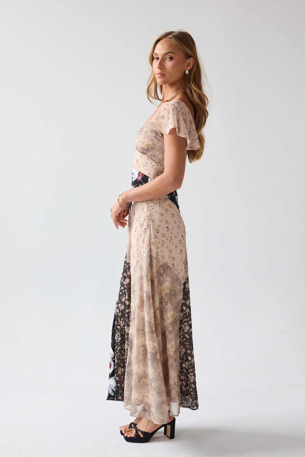 Zola Patchwork Maxi Dress - FINAL SALE