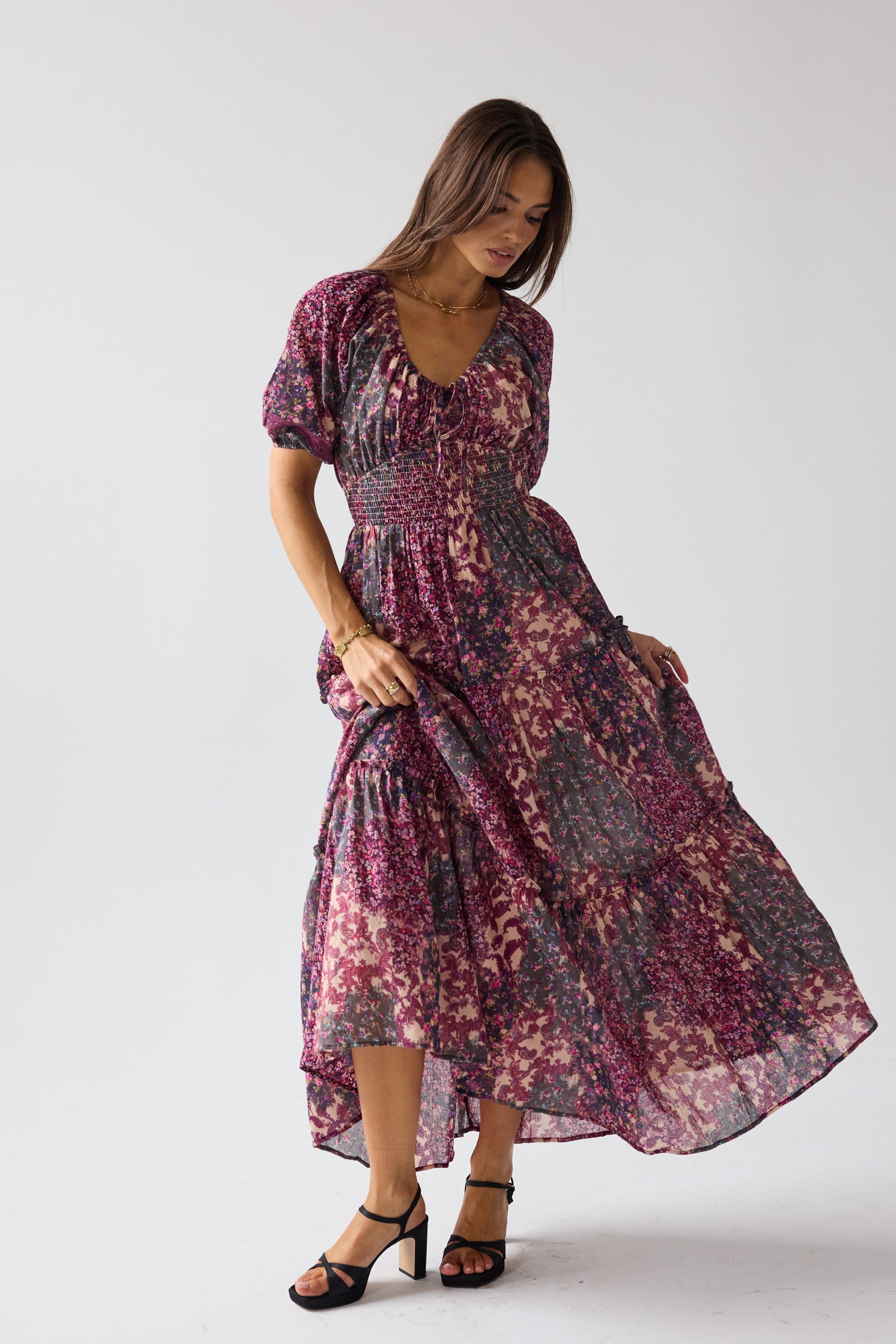 Chloe Floral Maxi Dress
