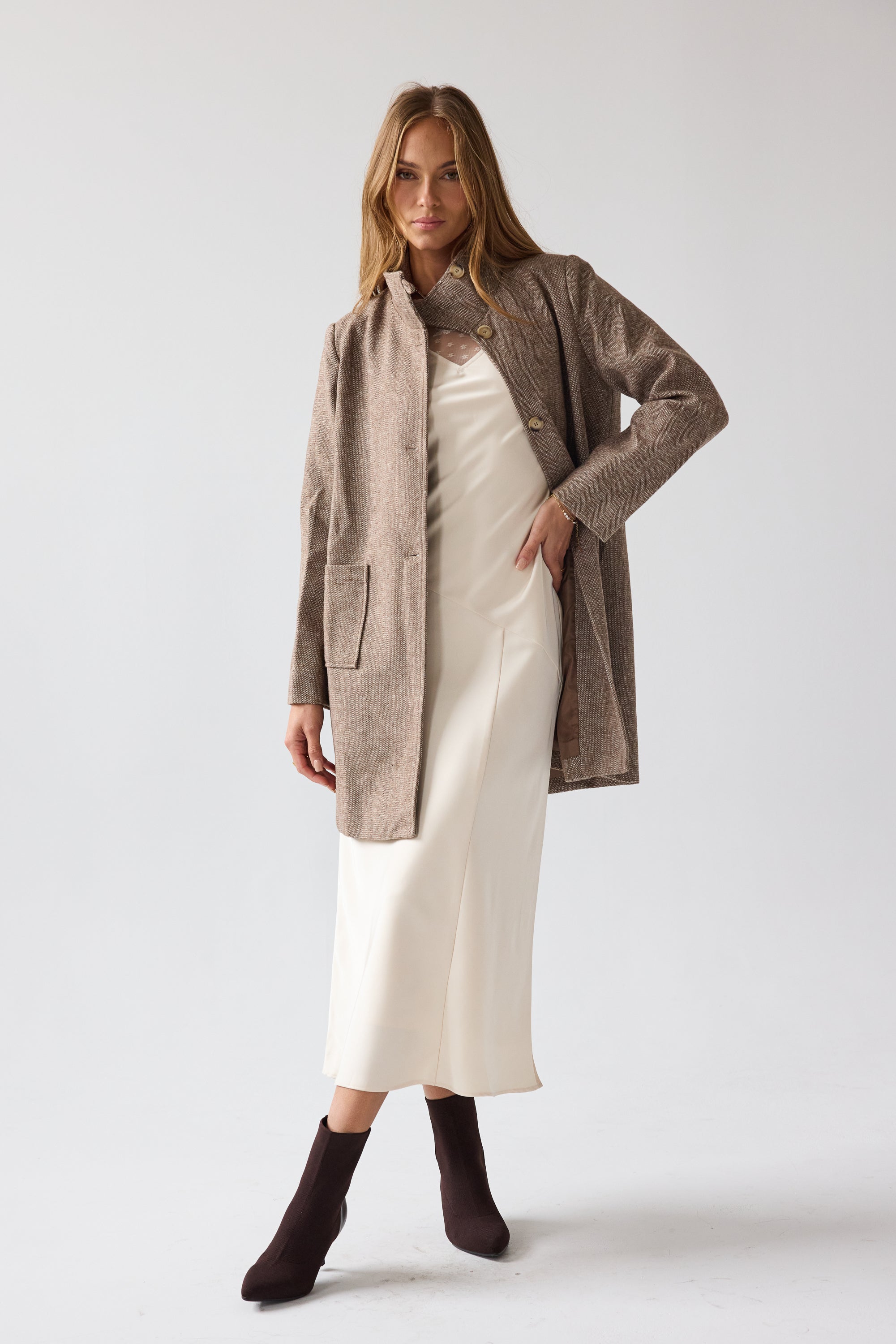 Shelby Satin Maxi Dress - FINAL SALE Shelby Satin Maxi Dress - FINAL SALE