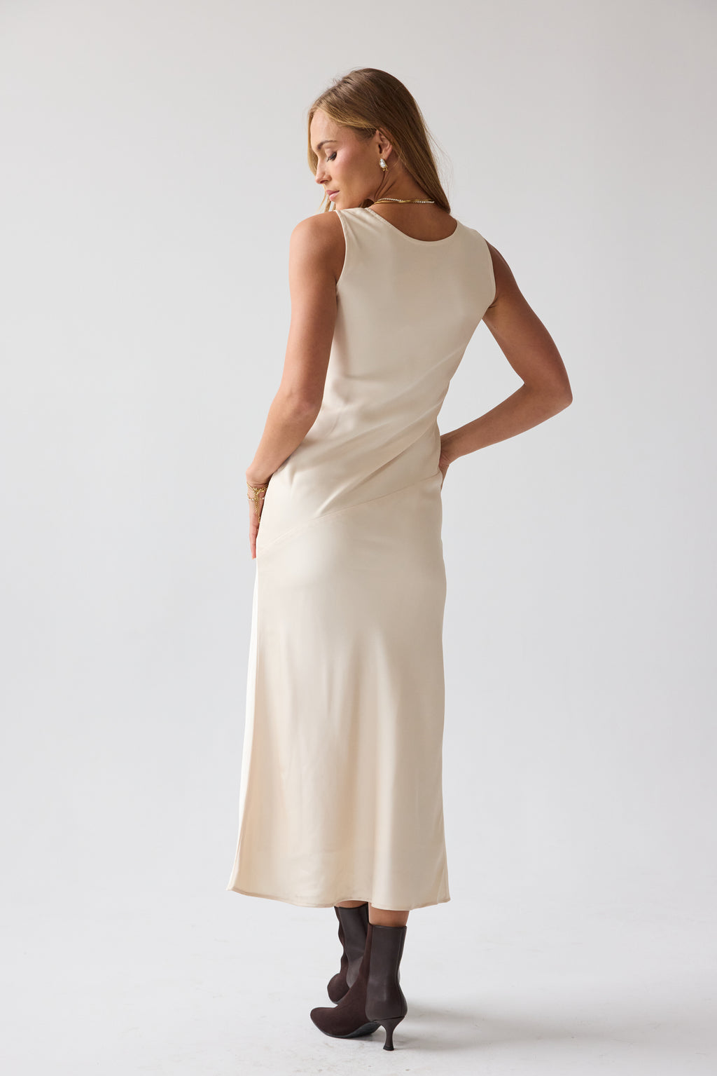Shelby Satin Maxi Dress