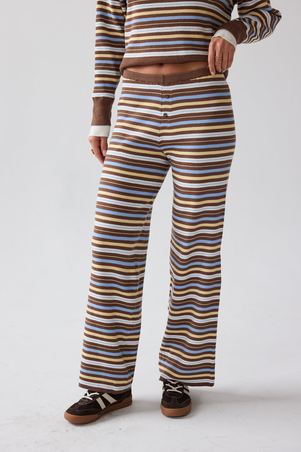 Nancy Striped Flare Pants