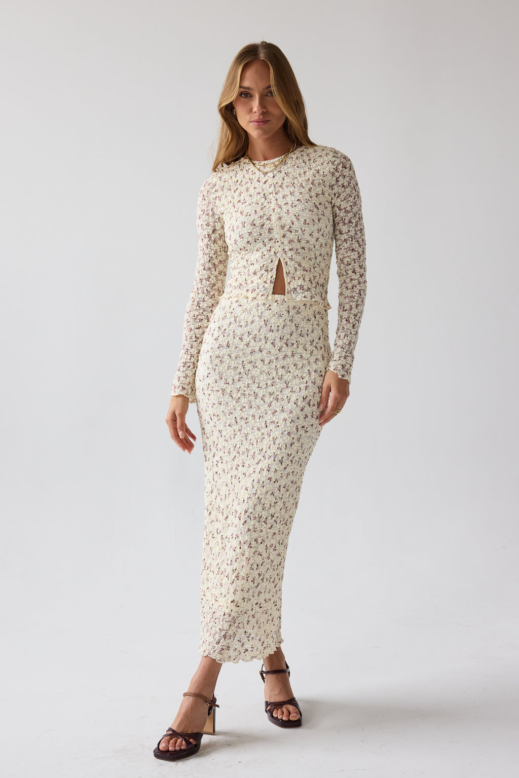 Reggie Floral Top in Multi