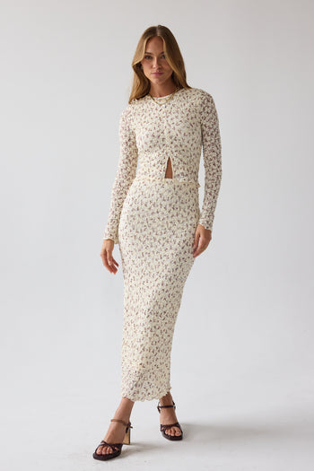 Reggie Floral Top in Multi