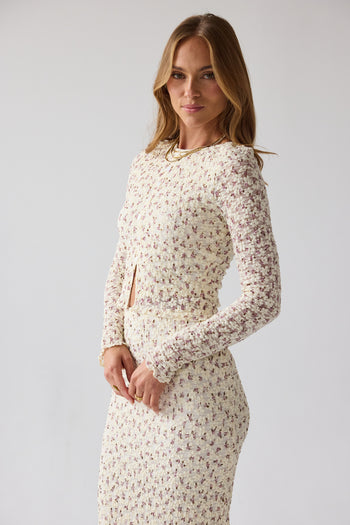 Reggie Floral Top in Multi