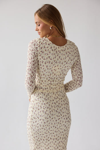 Reggie Floral Top in Multi