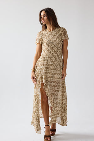 debbie's dresses ASHLEYlauren 11598 Off Shoulder Pearl Beaded Gown main image 0