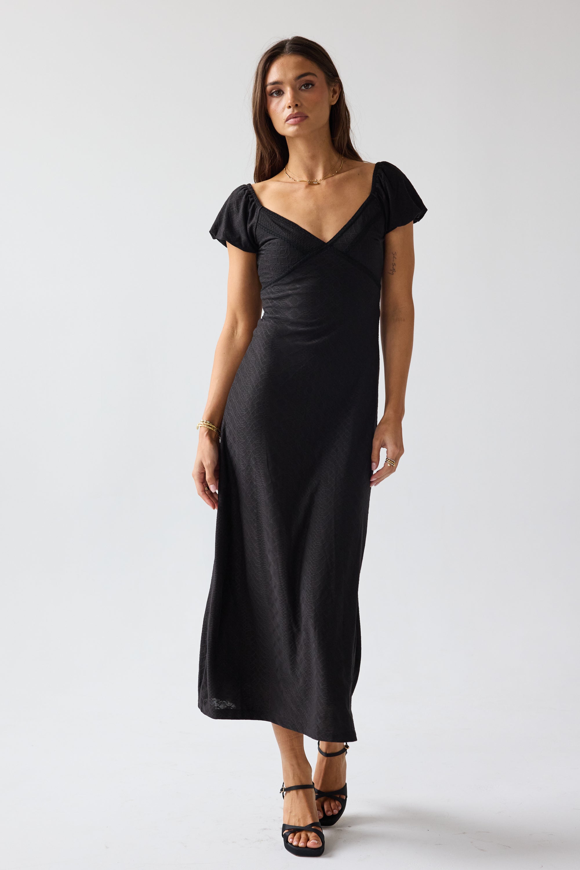 Cammie Maxi Dress in Black