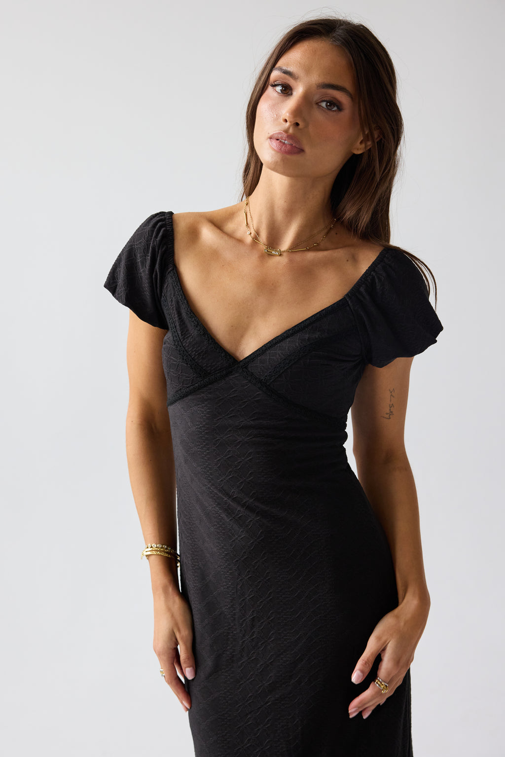 Cammie Maxi Dress in Black - FINAL SALE