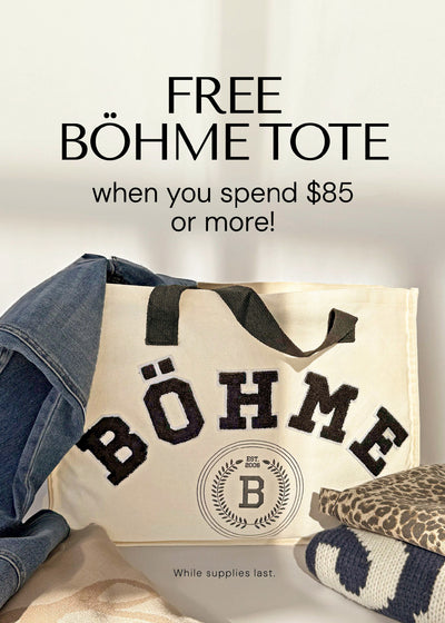 Spend $85 and get a FREE TOTE