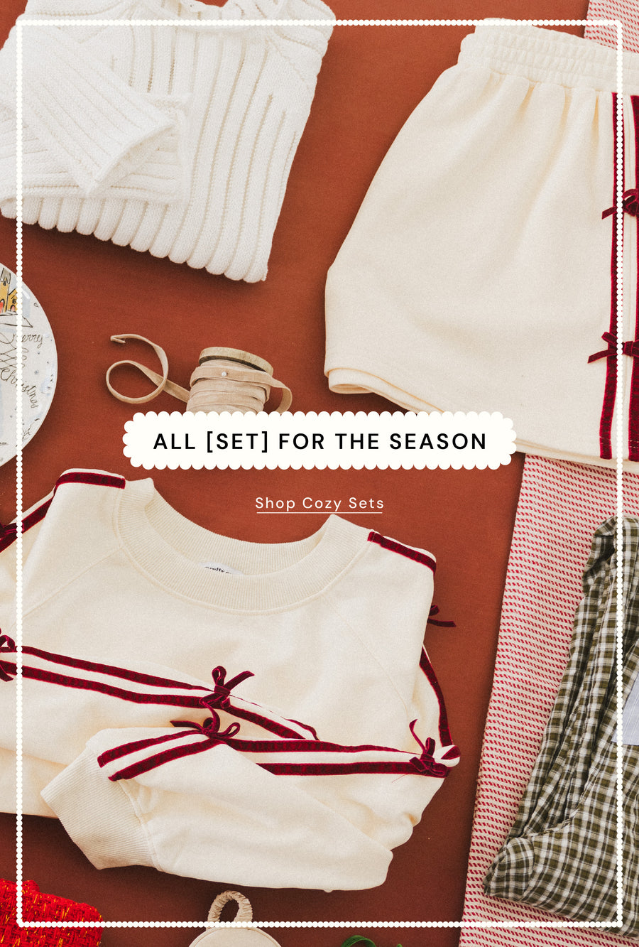 all set for the season. shop cozy sets.