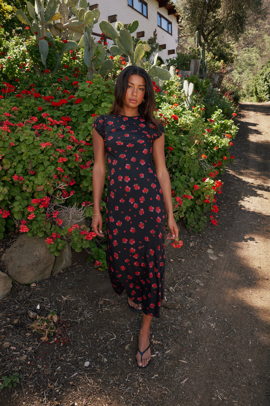 Ellianna Floral Maxi Dress in Black Ellianna Floral Maxi Dress in Black