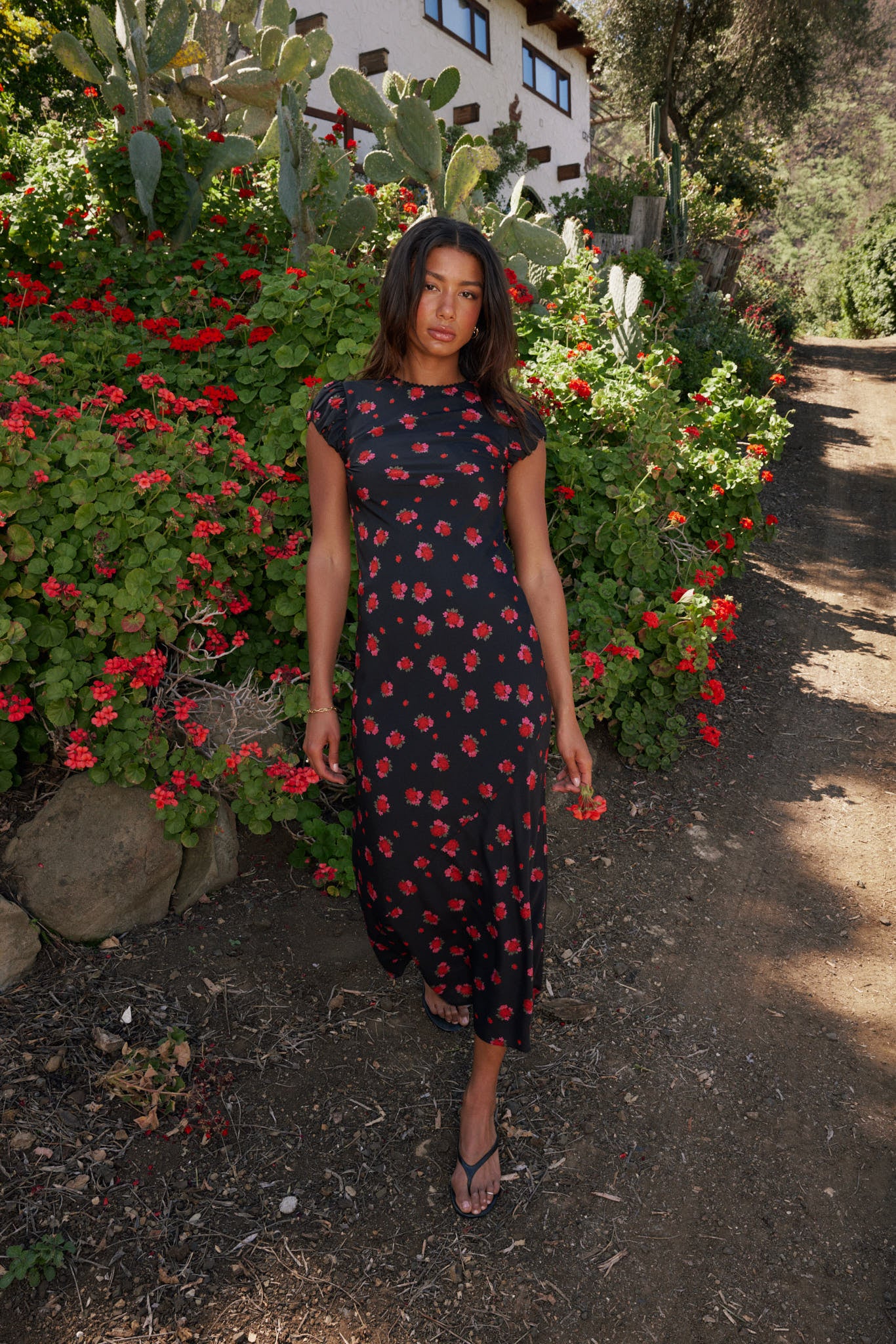 Ellianna Floral Maxi Dress in Black Ellianna Floral Maxi Dress in Black