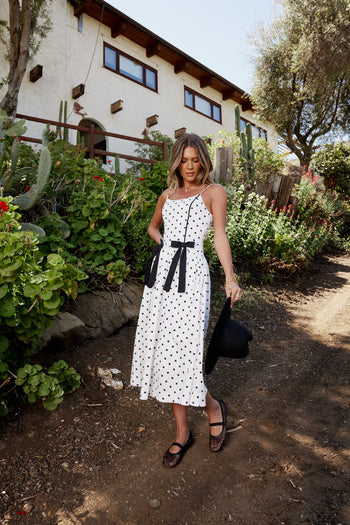 Scarlett Polka Dot Midi Dress - FINAL SALE
