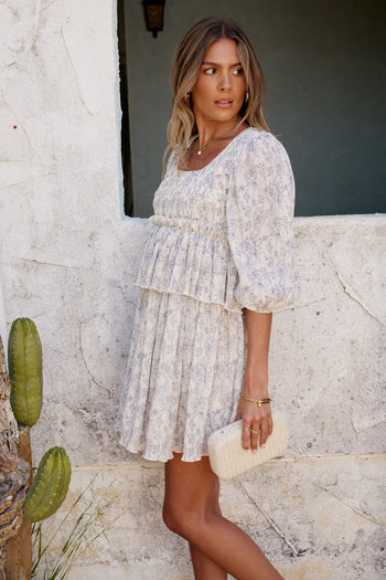 mini dress with print