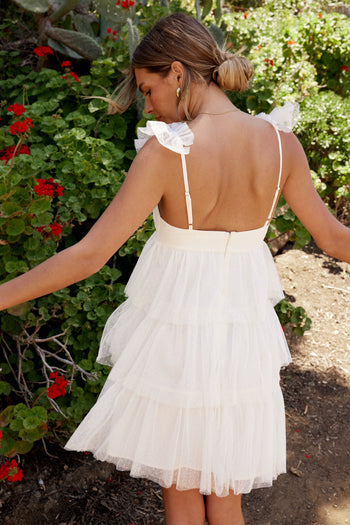 Rosie Ruffle Mini Dress - FINAL SALE