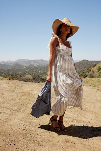 Cade Gingham Maxi Dress - FINAL SALE