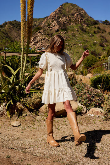 SHORT SLEEVE MINI DRESS