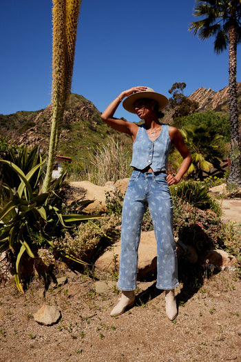 HIGH RISE DENIM JEANS