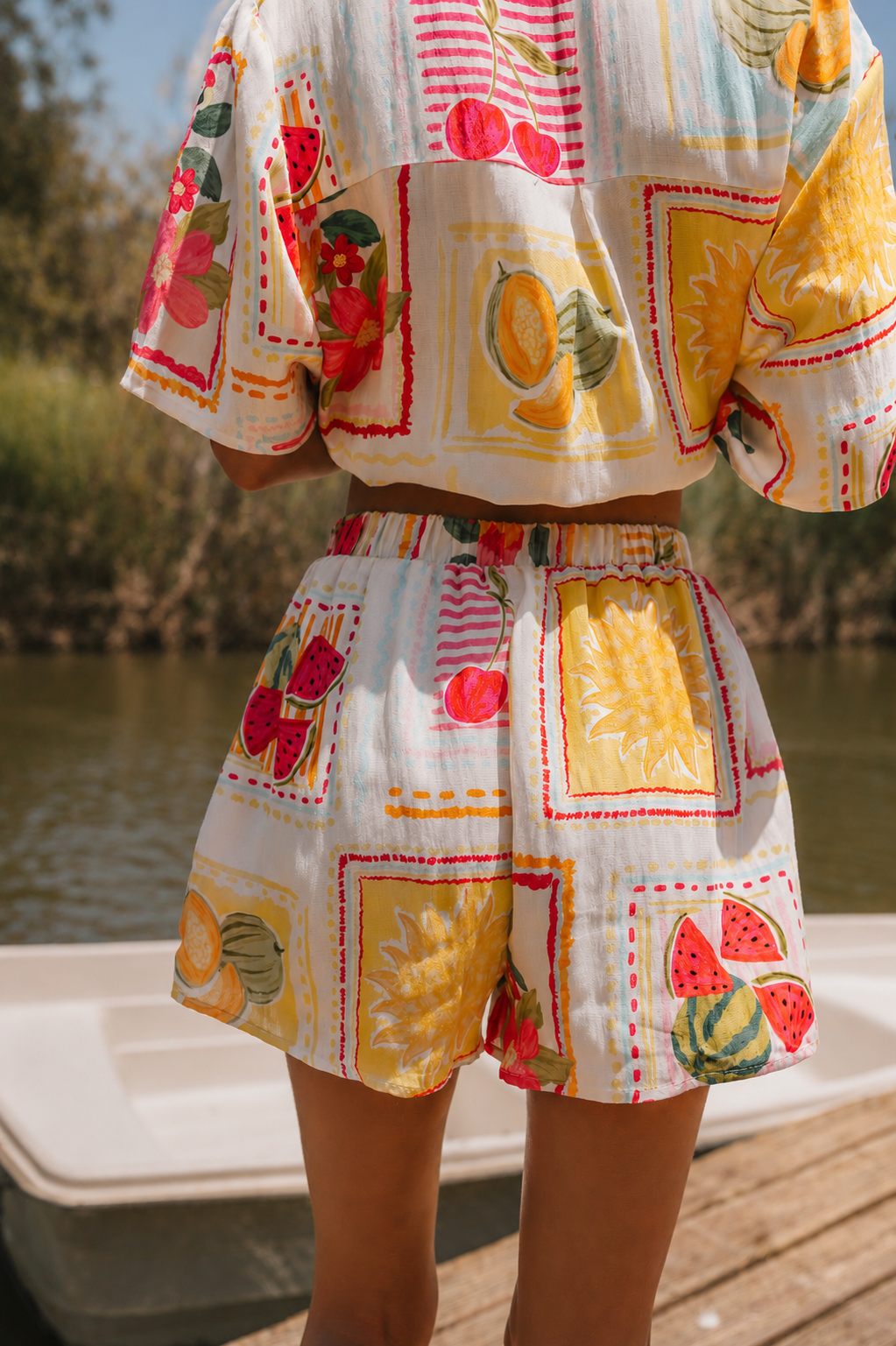 PREORDER - Nadine Abstract Shorts