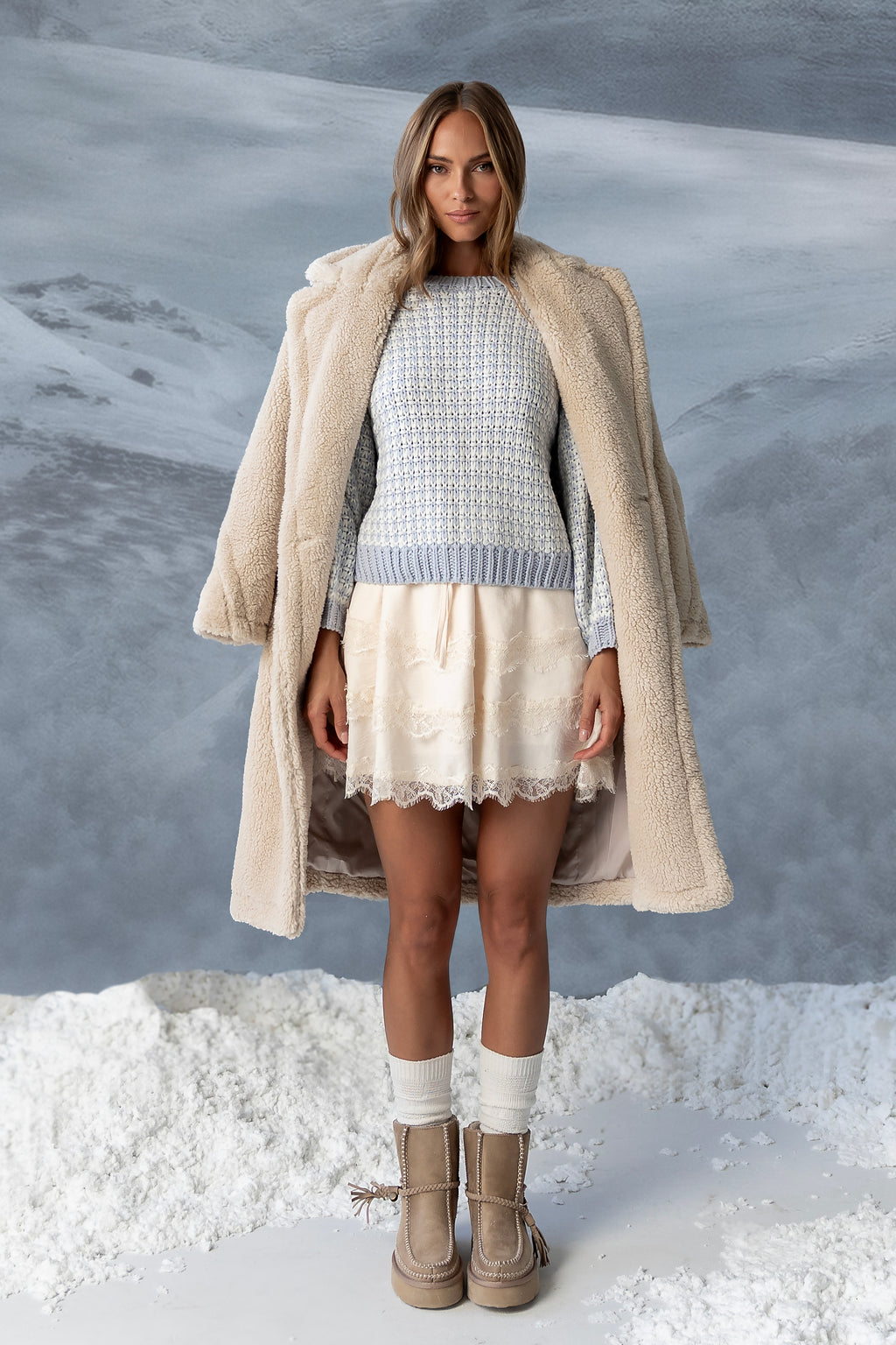 Conner Two Toned Sweater - FINAL SALE